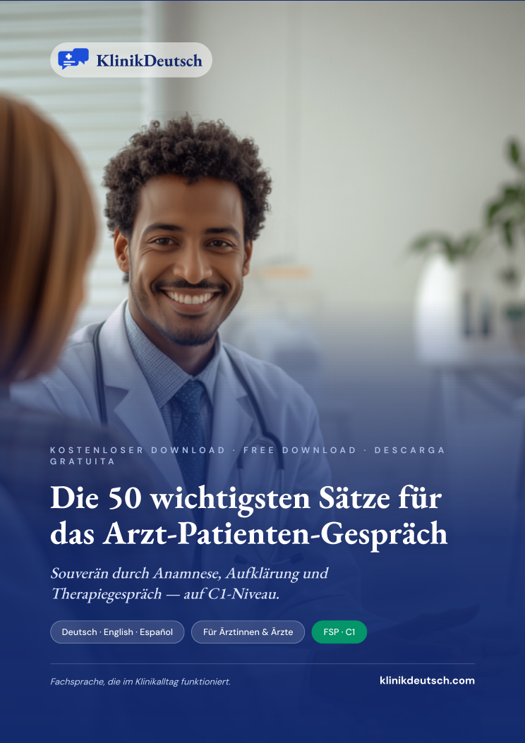 Gratis-PDF: 50 Sätze für das Arzt-Patienten-Gespräch