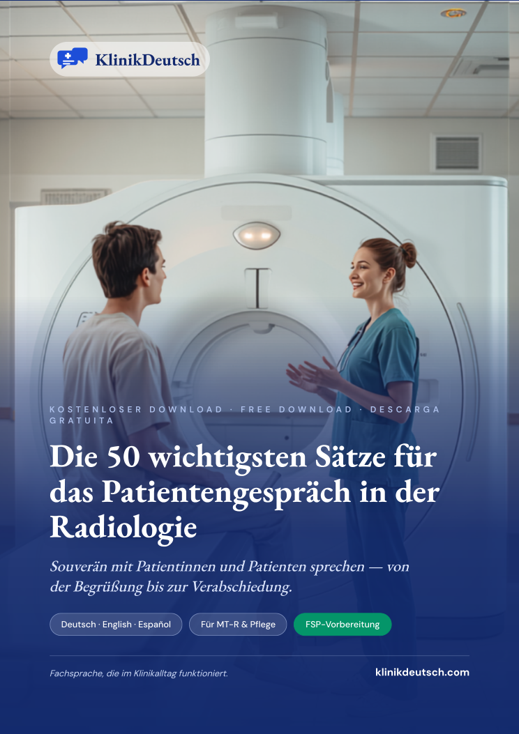 Gratis-PDF: 50 Sätze für das Patientengespräch in der Radiologie