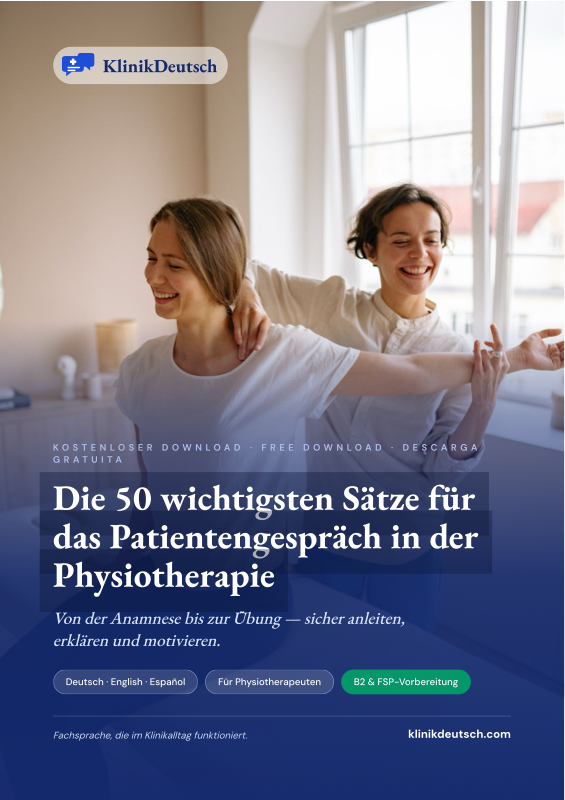 Gratis-PDF: 50 Sätze für das Patientengespräch in der Physiotherapie